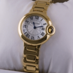 Replica Cartier Ballon Bleu all gold with Quartz movement Watch 33mm